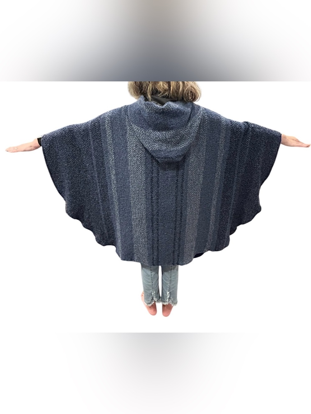 Kerry Woollen Mills Tara Ireland Hooded Cape Merino Wool Cashmere‎ OS Women’s